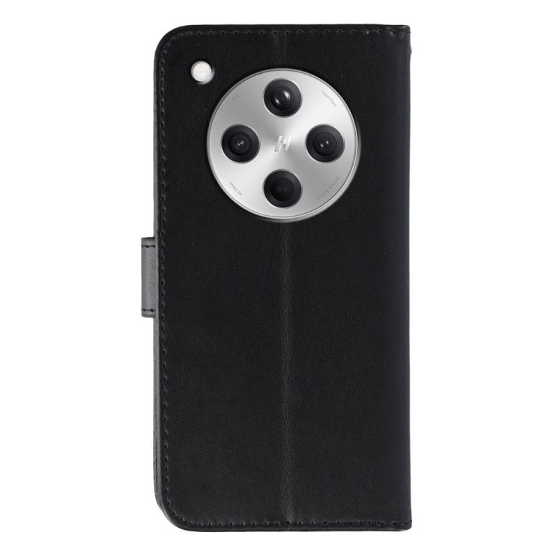 Lærdeksel Folio Deksel Oppo Find X8 Mobildeksel Stropp I Kunstskinn