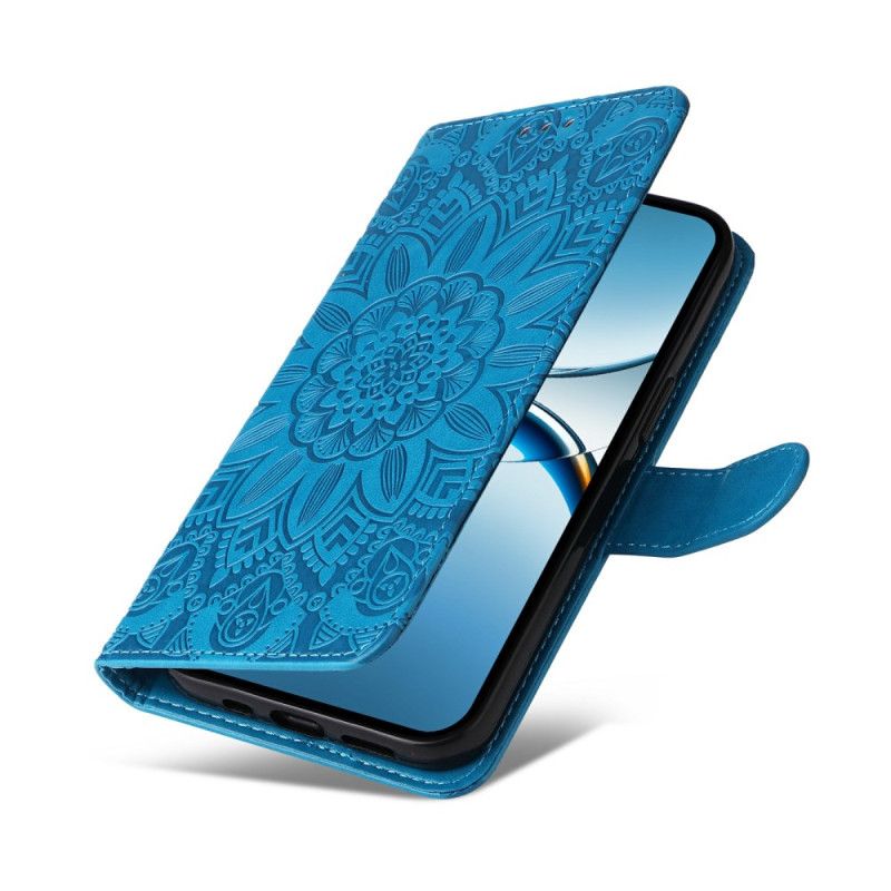 Lærdeksel Folio Deksel Oppo Find X8 Solsikkemønster