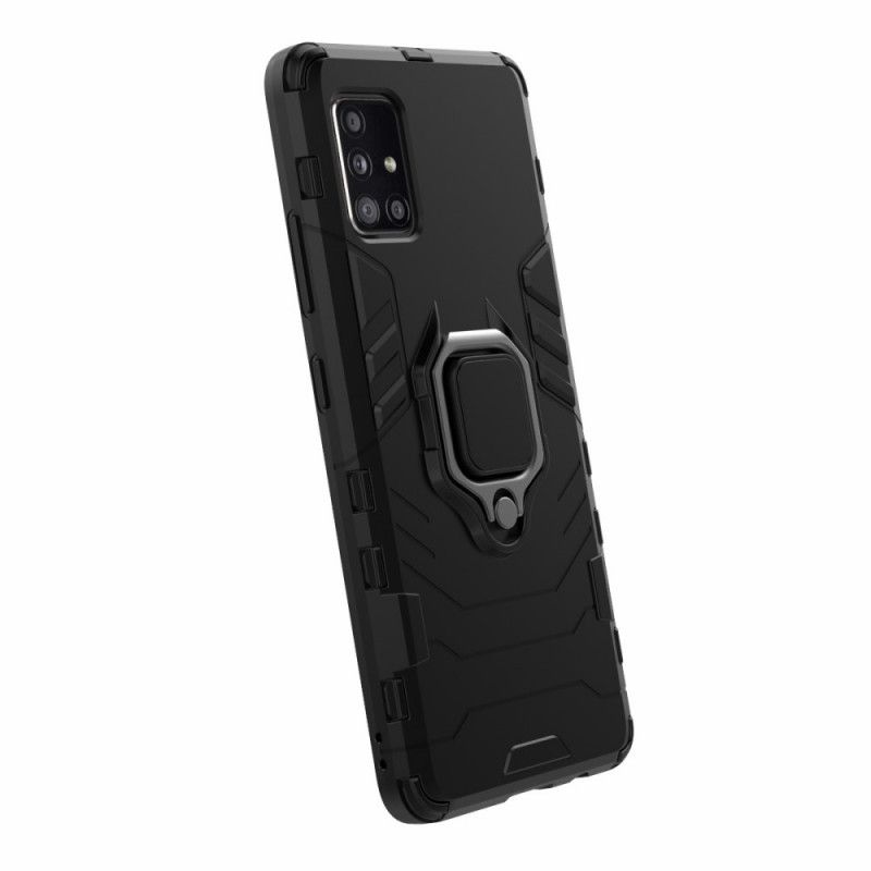 Deksel Samsung Galaxy A51 5G Svart Motstandsdyktig Ring
