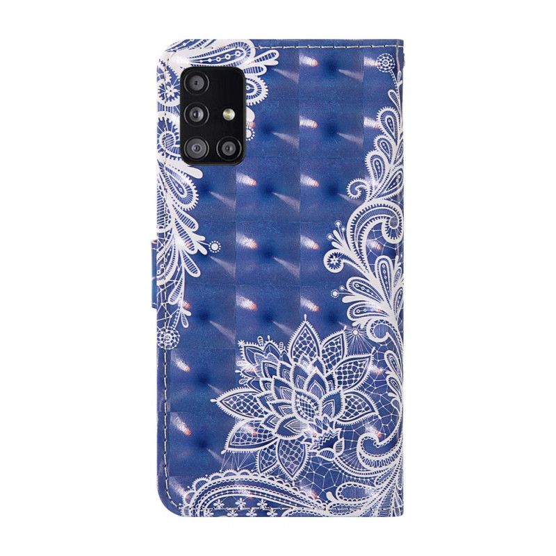 Folio Deksel Samsung Galaxy A51 5G Lys Flekkblonde Med Tanga Anti-fall