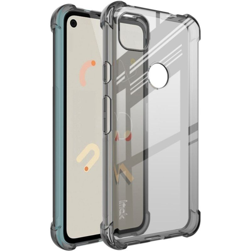 Deksel Google Pixel 4a Grå Gjennomsiktig Silkeaktig Imak