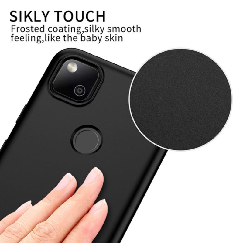 Deksel Google Pixel 4a Svart Kompisforesatt Serie X-Nivå Beskyttelse