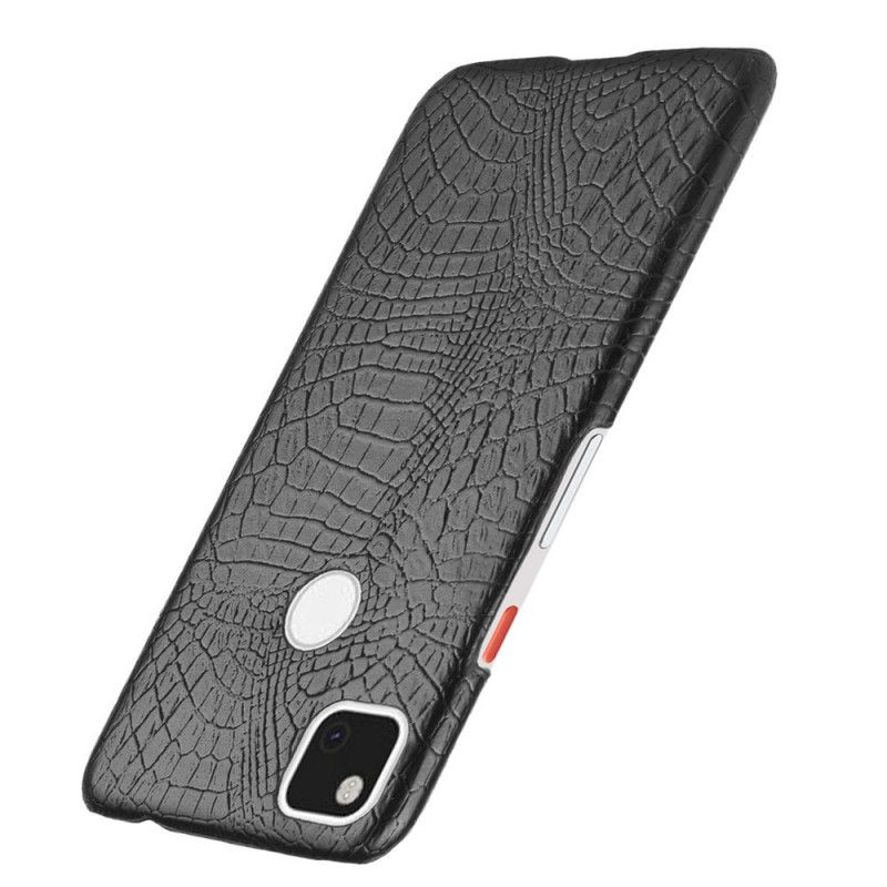 Deksel Google Pixel 4a Svart Krokodillehudeffekt
