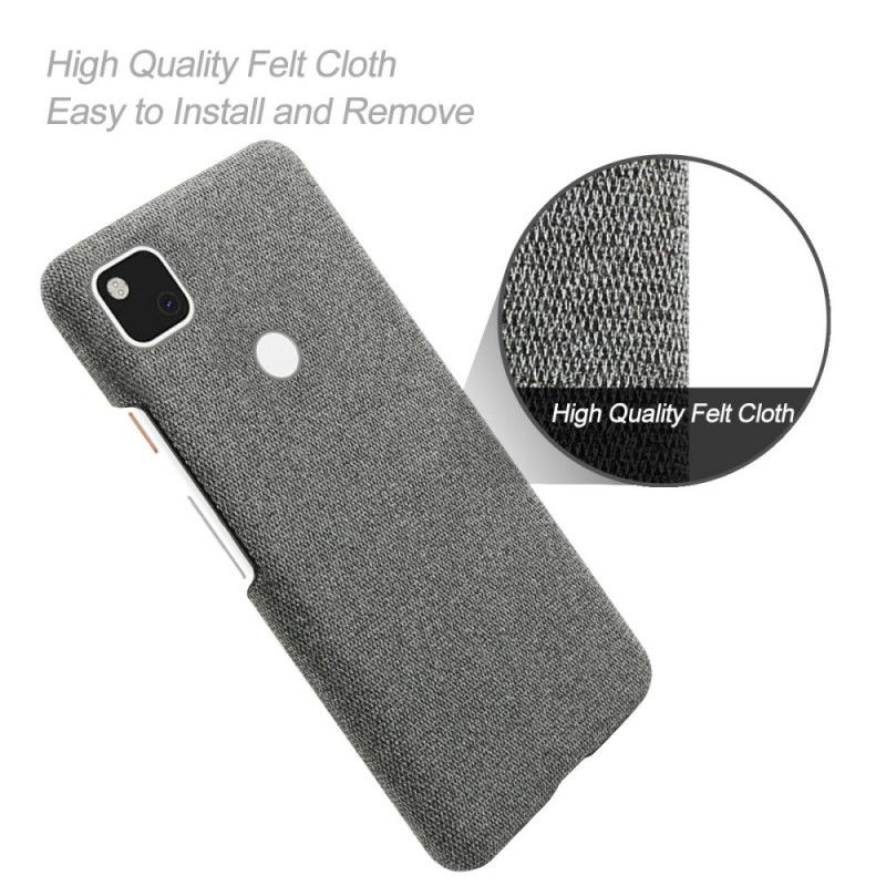 Deksel Google Pixel 4a Svart Ksq Stofftekstur