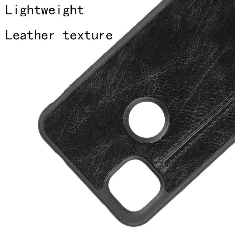 Deksel Google Pixel 4a Svart Sydd Skinneffekt Anti-fall