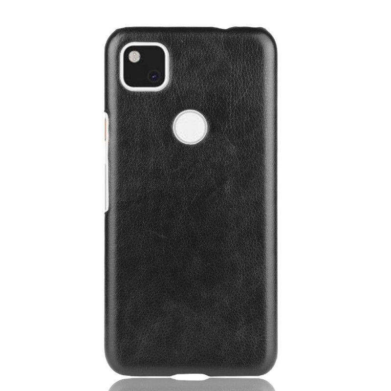 Deksel Google Pixel 4a Svart Ytelse Lychee Lær Effekt Anti-fall