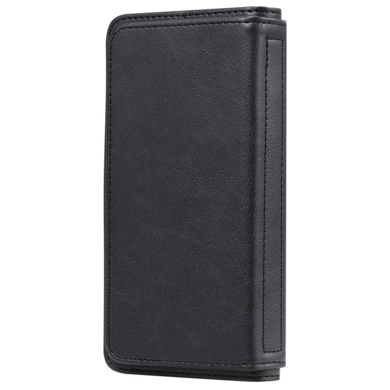 Lærdeksel Folio Deksel Google Pixel 4a Svart Multifunksjons 10 Kortholder