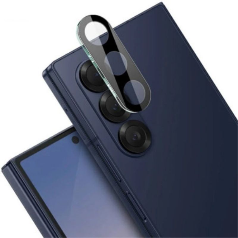 Beskyttelseslinse I Herdet Glass For Samsung Galaxy Z Fold 7 (svart Versjon)