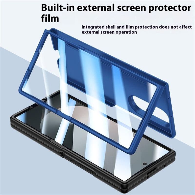 Deksel Samsung Galaxy Z Fold 7 Beskyttelse I Herdet Glass Og Pekepennholder