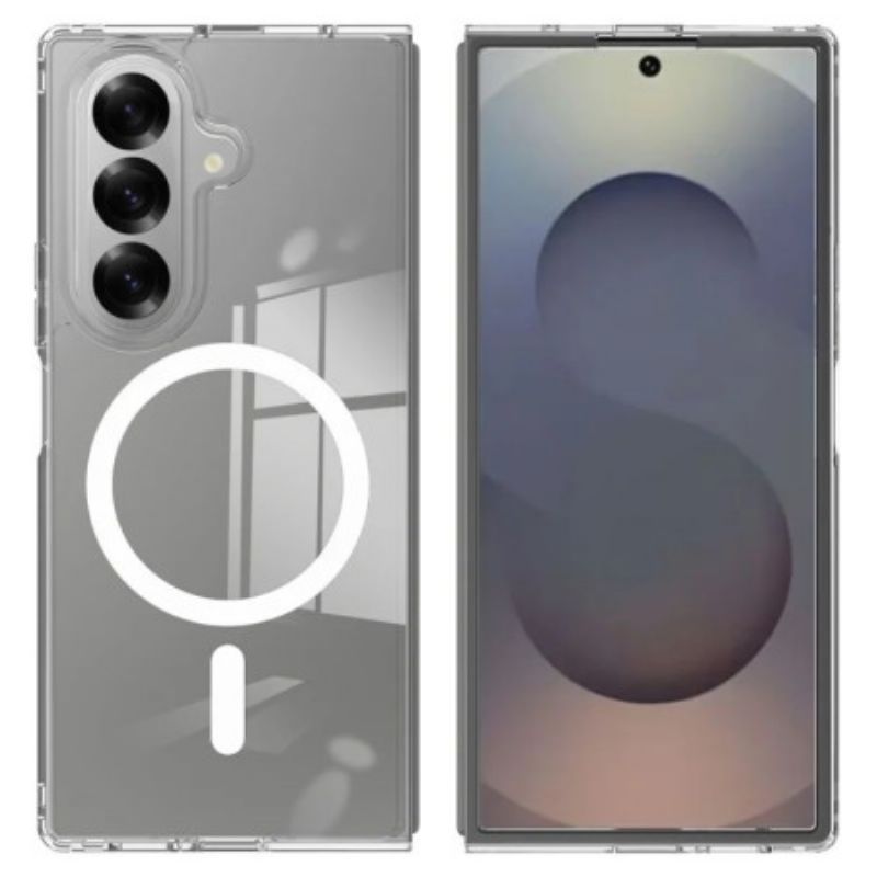 Deksel Samsung Galaxy Z Fold 7 Mobildeksel Magsafe-kompatibel Gjennomsiktig