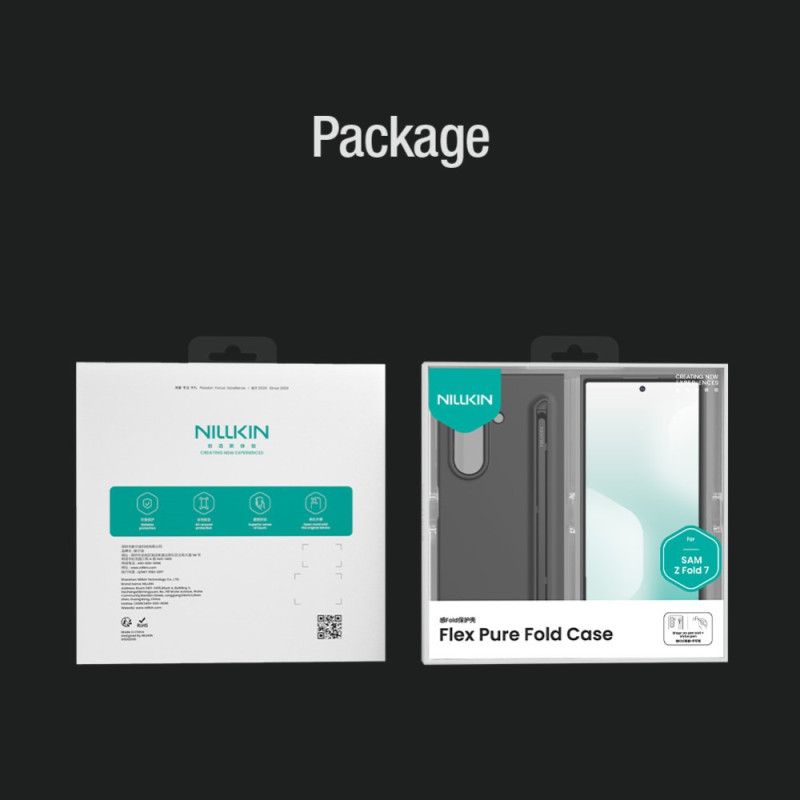 Deksel Samsung Galaxy Z Fold 7 Mobildeksel Nillkin Flex Pure Fold-serien