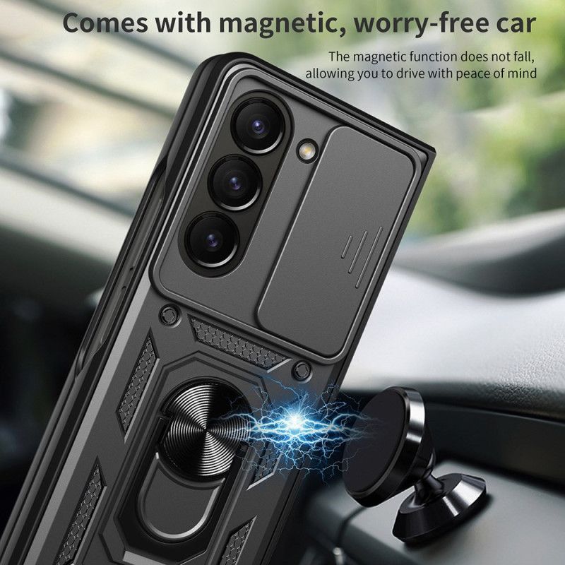 Deksel Samsung Galaxy Z Fold 7 Ringholder Og Skyvedeksel Til Kamera