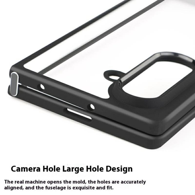 Deksel Samsung Galaxy Z Fold 7 Støtsikker Med Gjennomsiktighet Tilbake