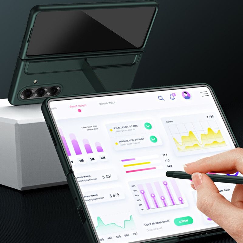 Deksel Til Samsung Galaxy Z Fold 7 Integrert Stativ Og Pekepennholder
