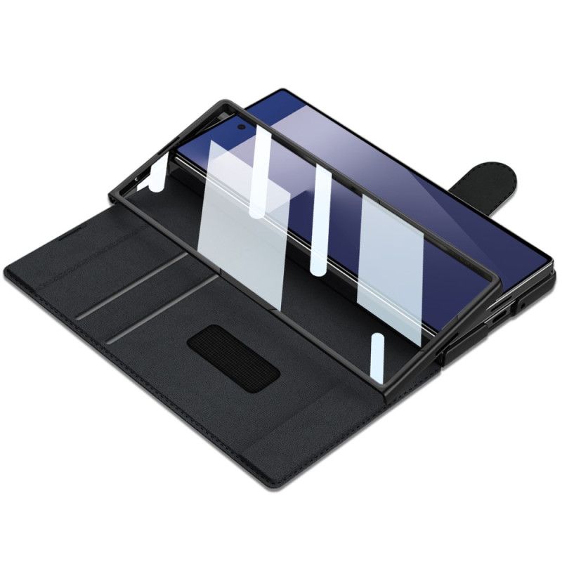 Etui Samsung Galaxy Z Fold 7 Stativ Og Pekepennholder Beskyttelse Deksel