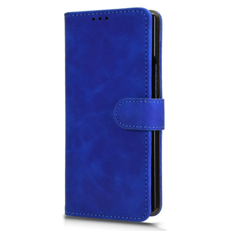Folio Deksel Samsung Galaxy Z Fold 7 Semsket Skinneffekt
