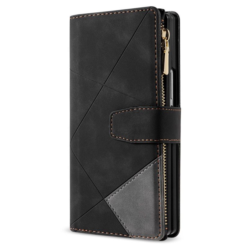 Folio Deksel Samsung Galaxy Z Fold 7 Tofarget Lommebok Beskyttelse Deksel