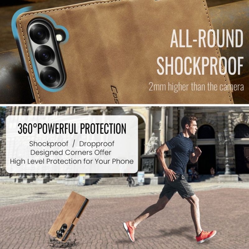 Lærdeksel Folio Deksel Samsung Galaxy Z Fold 7 Caseme