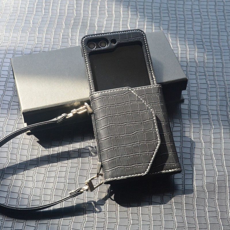 Deksel Samsung Galaxy Z Flip 7 Fe Bambusstruktur Beskyttelse Deksel