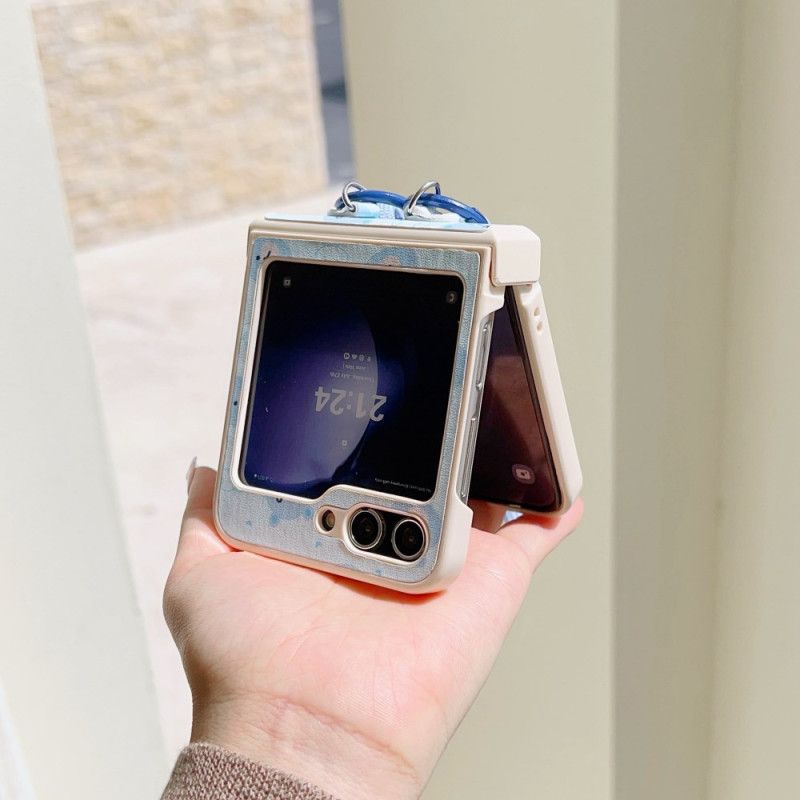 Deksel Samsung Galaxy Z Flip 7 Fe Bjørnedesign Og Håndleddsstropp