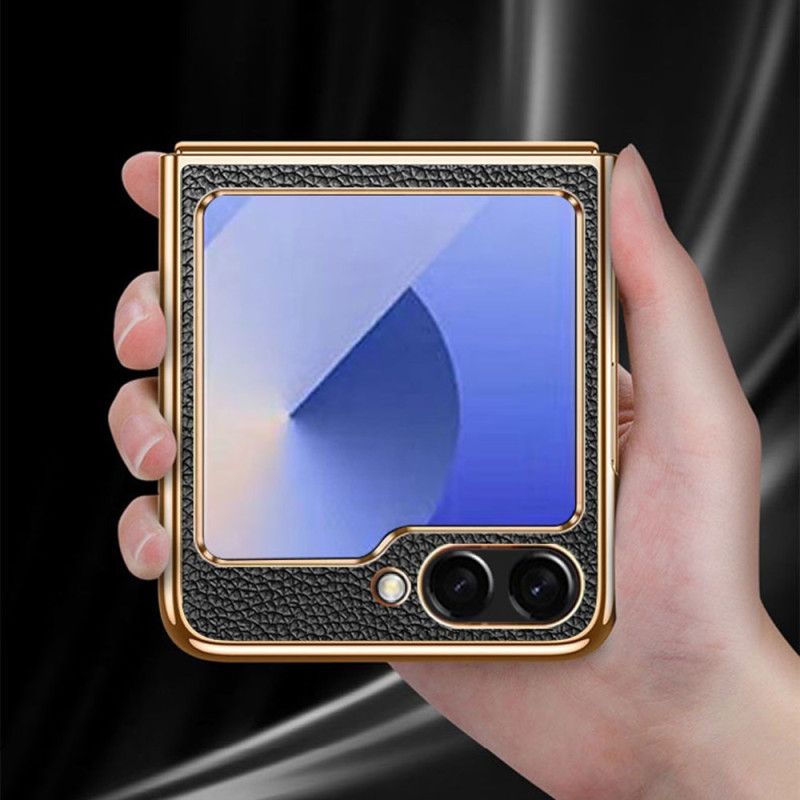 Deksel Samsung Galaxy Z Flip 7 Fe Ekte Skinn