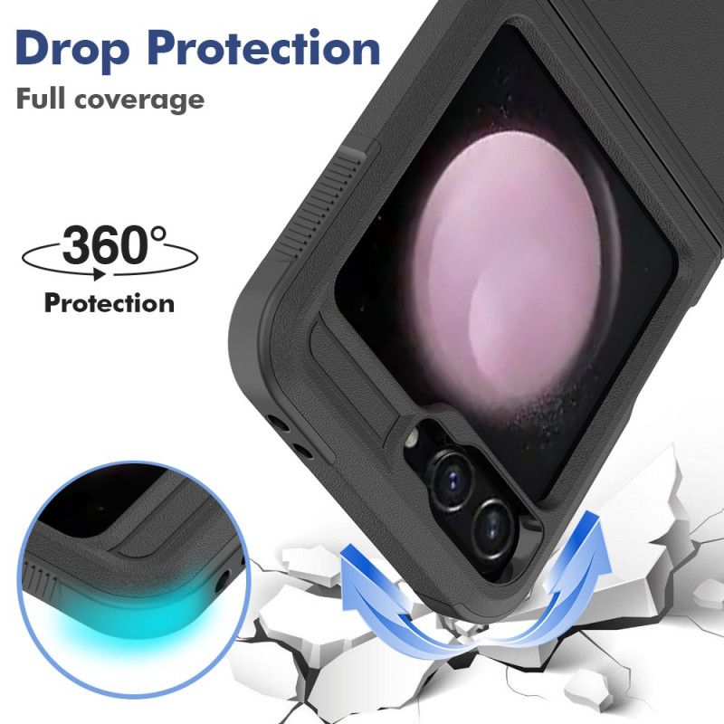 Deksel Samsung Galaxy Z Flip 7 Fe Ensfarget Forsterket