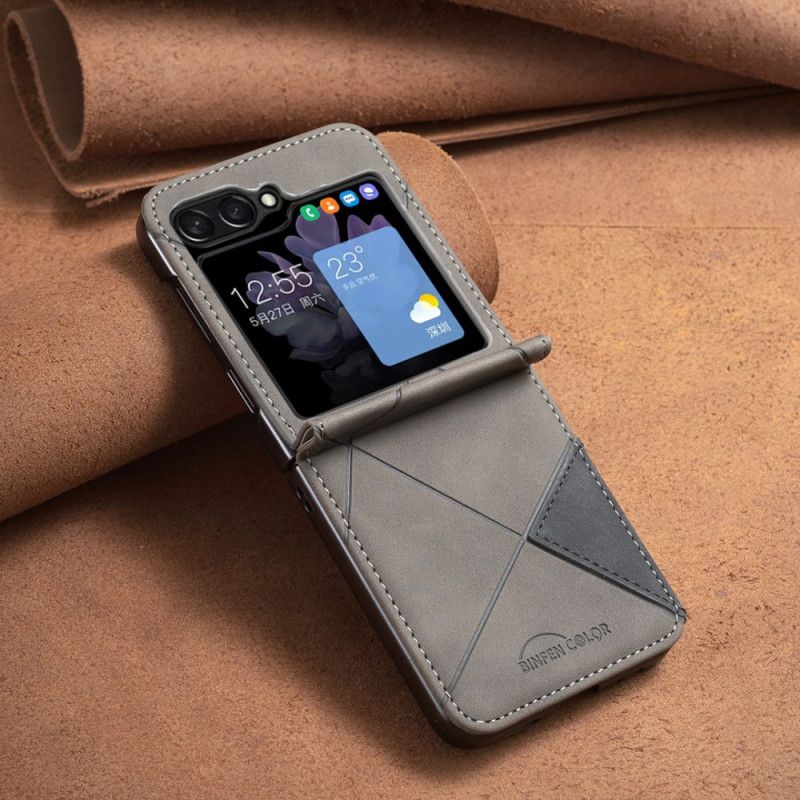 Deksel Samsung Galaxy Z Flip 7 Fe Geometrisk Beskyttelse Deksel