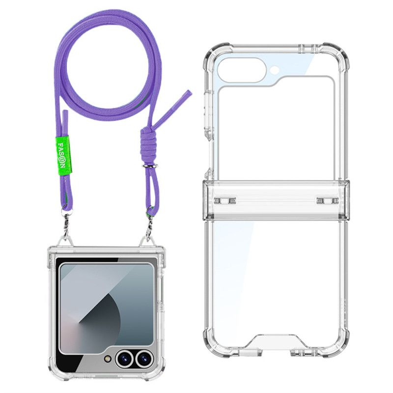 Deksel Samsung Galaxy Z Flip 7 Fe Gjennomsiktig Beskyttelse Deksel