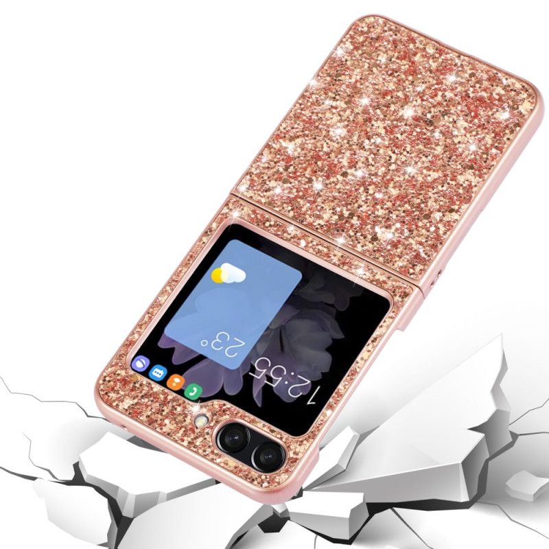 Deksel Samsung Galaxy Z Flip 7 Fe Glitter Finish