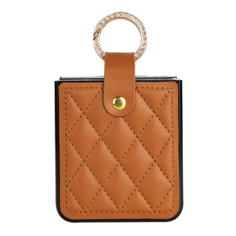 Deksel Samsung Galaxy Z Flip 7 Fe Klassisk Quiltet