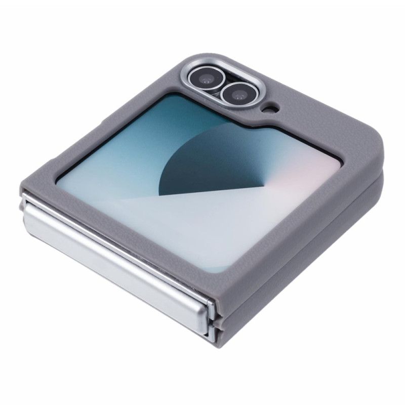 Deksel Samsung Galaxy Z Flip 7 Fe Lærtekstur Beskyttelse Deksel