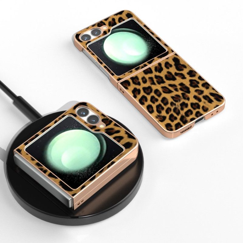 Deksel Samsung Galaxy Z Flip 7 Fe Leoparddesign