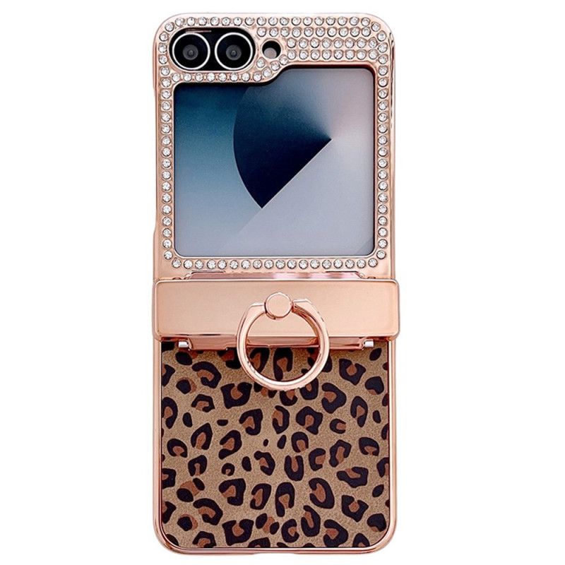 Deksel Samsung Galaxy Z Flip 7 Fe Leoparddesign Beskyttelse Deksel