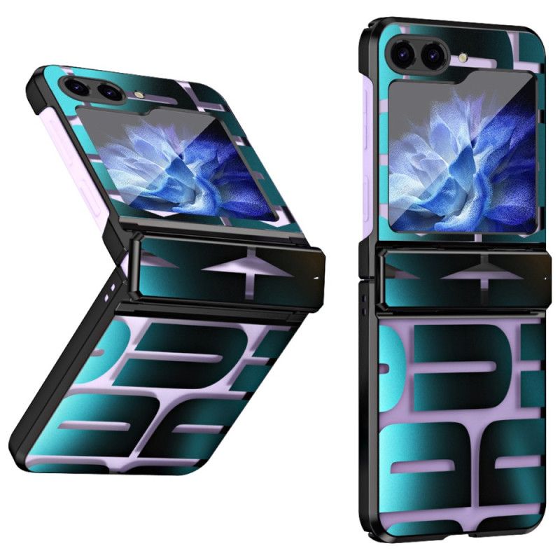 Deksel Samsung Galaxy Z Flip 7 Fe Mobildeksel Bokstaver Med Herdet Glassfilm