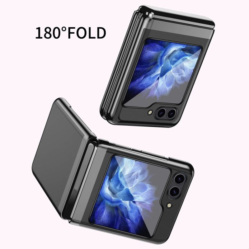 Deksel Samsung Galaxy Z Flip 7 Fe Mobildeksel Gjennomsiktig Design Og Metallisk Effekt