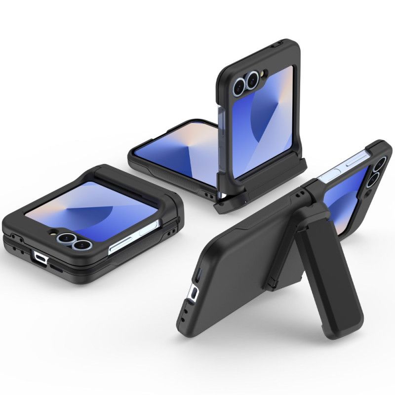 Deksel Samsung Galaxy Z Flip 7 Fe Mobildeksel Innebygd Stativ Og Kortholder