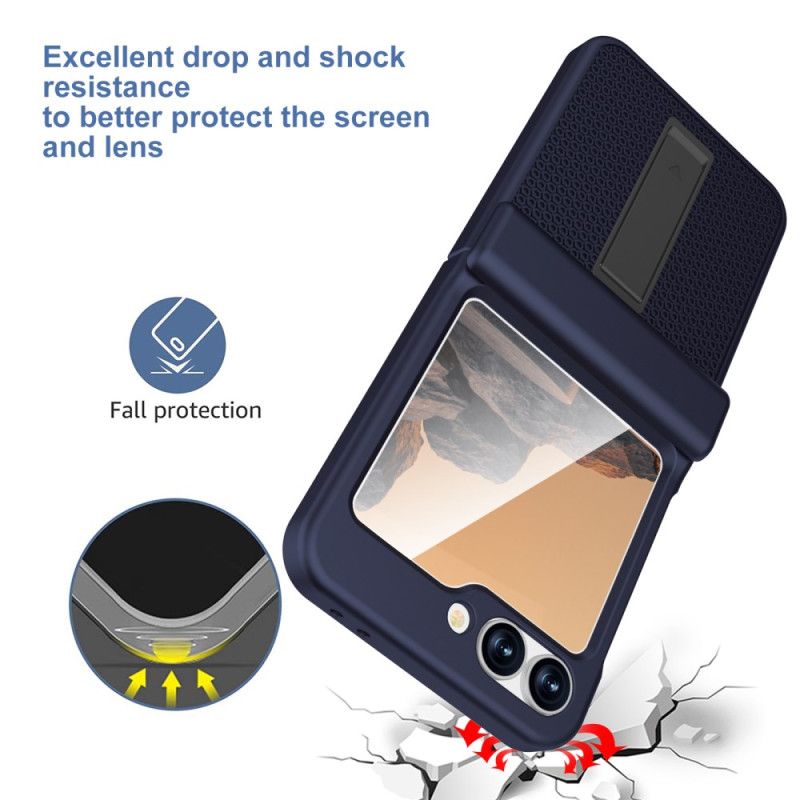 Deksel Samsung Galaxy Z Flip 7 Fe Mobildeksel Integrert Stativ