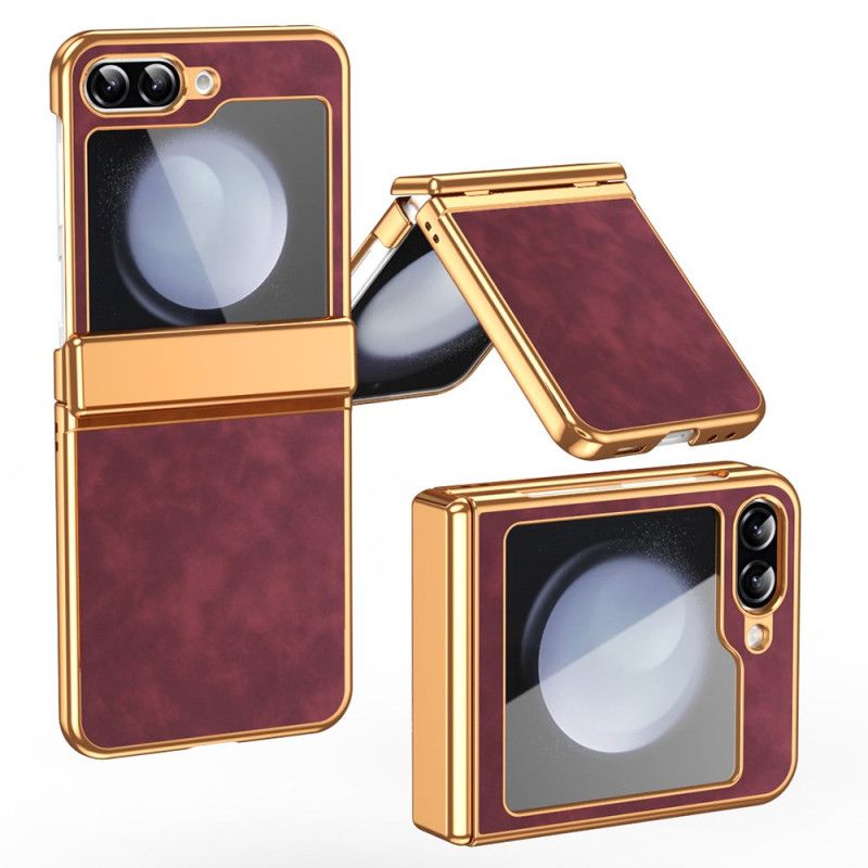 Deksel Samsung Galaxy Z Flip 7 Fe Mobildeksel Kunstig Skinn