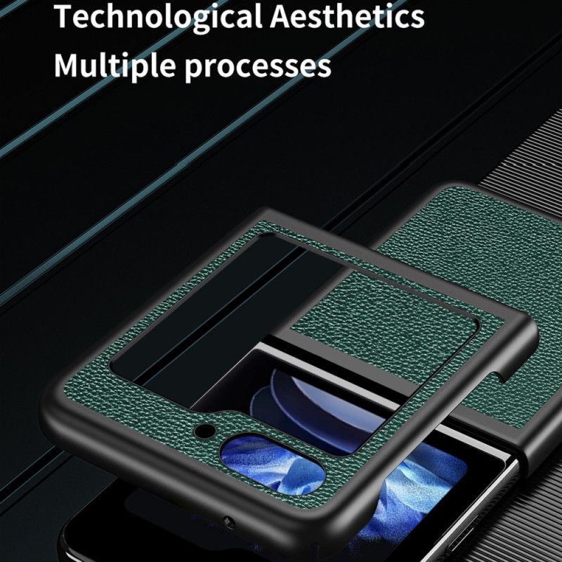 Deksel Samsung Galaxy Z Flip 7 Fe Mobildeksel Litchi Kunstskinn