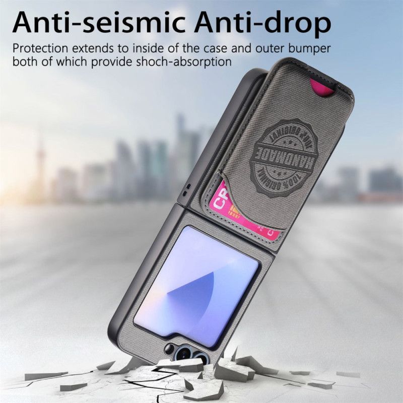 Deksel Samsung Galaxy Z Flip 7 Fe Mobildeksel Magsafe-kompatibel Avtakbar Kortholder