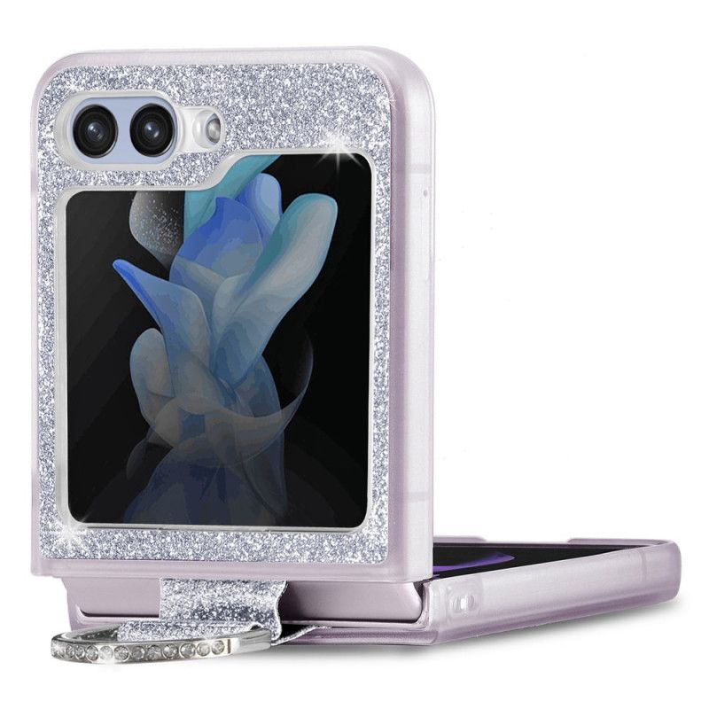 Deksel Samsung Galaxy Z Flip 7 Fe Paljetter Og Rhinestones