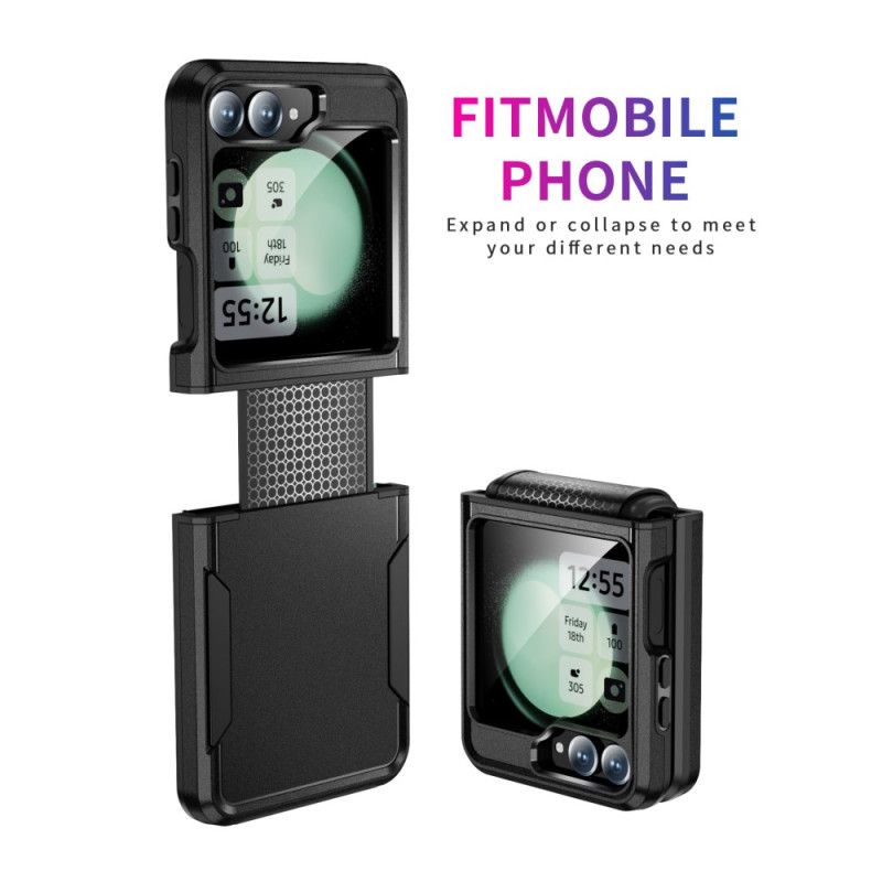 Deksel Samsung Galaxy Z Flip 7 Fe Robust Metalleffekt