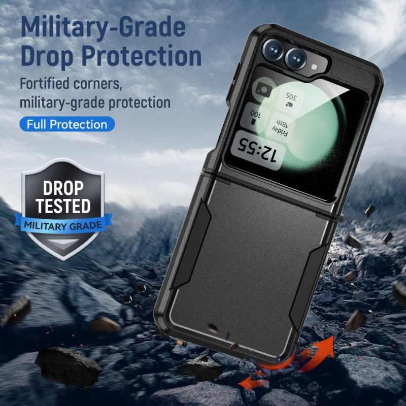 Deksel Samsung Galaxy Z Flip 7 Fe Robust Metalleffekt