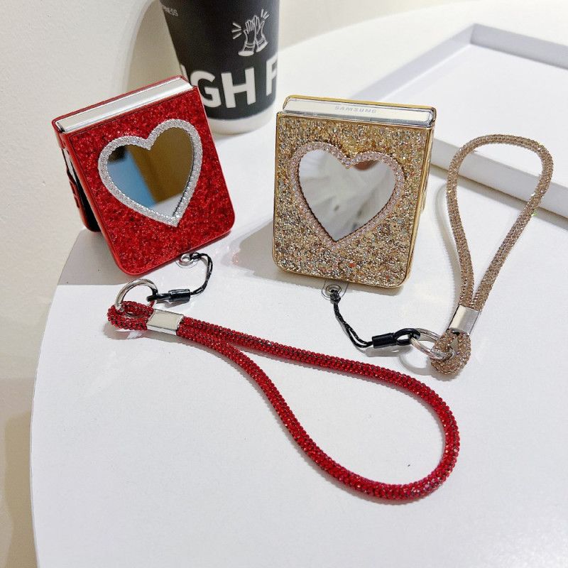 Deksel Samsung Galaxy Z Flip 7 Fe Speil Og Stropp