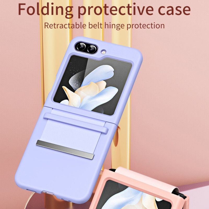 Deksel Samsung Galaxy Z Flip 7 Fe Stiv Med Uttrekkbar Stropp