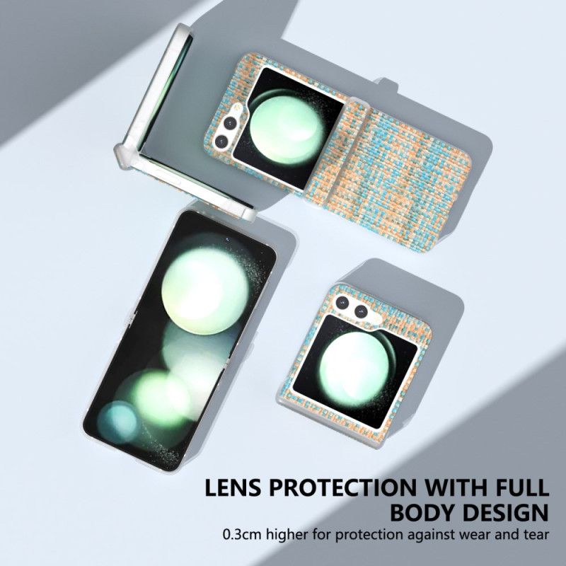 Deksel Samsung Galaxy Z Flip 7 Fe Stoffeffekt Beskyttelse Deksel