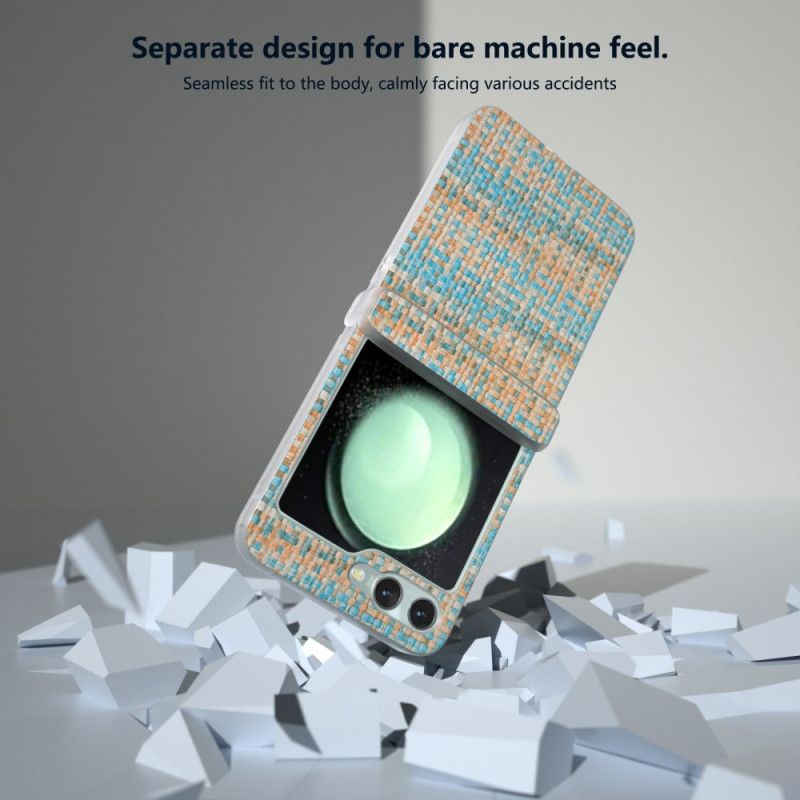 Deksel Samsung Galaxy Z Flip 7 Fe Stoffeffekt Beskyttelse Deksel