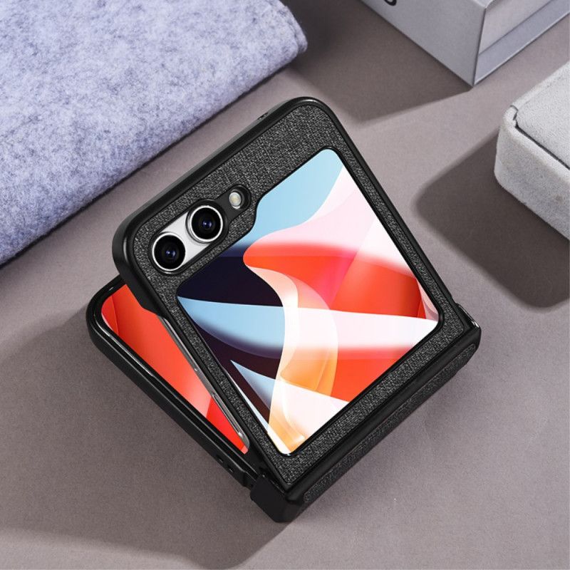 Deksel Samsung Galaxy Z Flip 7 Fe Stofftekstur