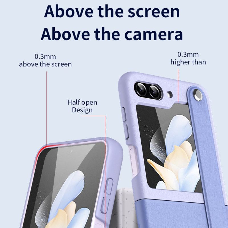 Deksel Samsung Galaxy Z Flip 7 Fe Støttestropp Beskyttelse Deksel