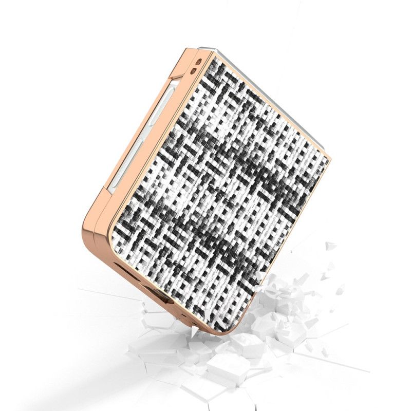 Deksel Samsung Galaxy Z Flip 7 Fe Teksturert Kunstskinn